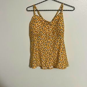 A sunflower tank top